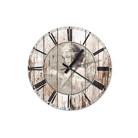 Tablomega SAAT-890-50 Şirin Kız Baskılı 50cm Çap Duvar Saati
