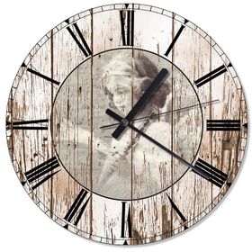 Tablomega SAAT-890-50 Şirin Kız Baskılı 50cm Çap Duvar Saati