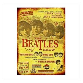 Tablomega The Beatles Art 25x35 cm Mdf Poster