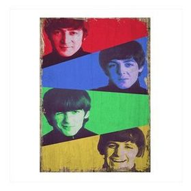 Tablomega The Beatles Art 25x35 cm Mdf Poster