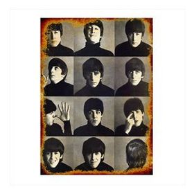 Tablomega The Beatles Art 25x35 cm Mdf Poster