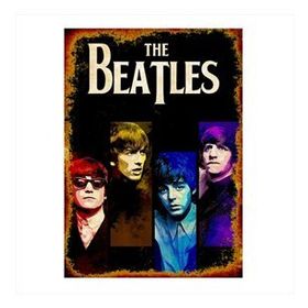 Tablomega The Beatles Art 25x35 cm Mdf Poster