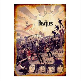 Tablomega The Beatles Art 25x35 cm Mdf Poster