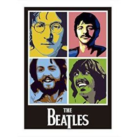 Tablomega The Beatles Art 35x50 cm Mdf Poster