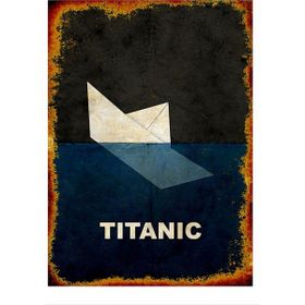 Tablomega Titanic 35x50 cm Mdf Poster