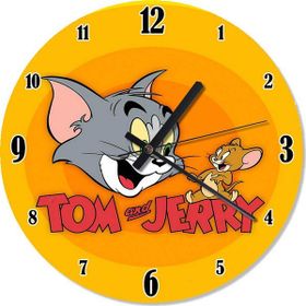Tablomega Tom ve Jerry 50x50 cm Duvar Saati