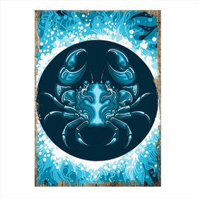 Tablomega Yengeç Burcu 25x35 cm Mdf Poster