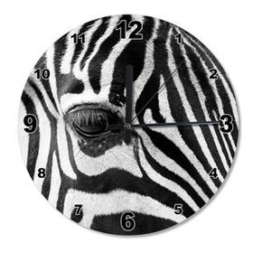 Tablomega Zebra Gözü Ahşap Duvar Saati