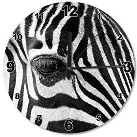 Tablomega Zebra Gözü Ahşap Duvar Saati
