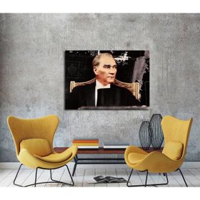 Tablosan Atatürk Portresi 100x140 cm Kanvas Tablo