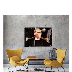 Tablosan Atatürk Portresi 140x210 cm Kanvas Tablo