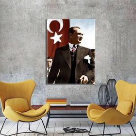 Tablosan Atatürk Portresi 30x40 cm Kanvas Tablo