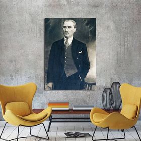 Tablosan Atatürk Portresi 50x70 cm Kanvas Tablo