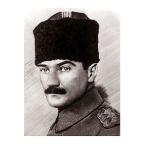 Tablosan Atatürk Portresi 90x120 cm Kanvas Tablo