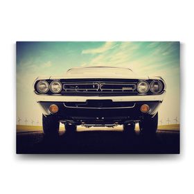 Tabloshop 1971 Model Dodge Challenger 140x100 cm Tablo