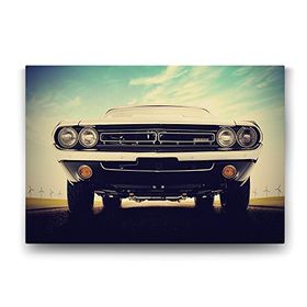 Tabloshop 1971 Model Dodge Challenger 140x100 cm Tablo
