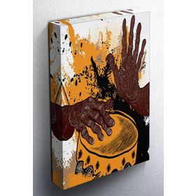 Tabloshop African Drummer Kanvas Tablo