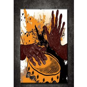 Tabloshop African Drummer Kanvas Tablo