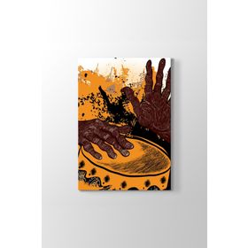 Tabloshop African Drummer Kanvas Tablo