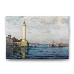 Tabloshop Ahırkapı Deniz Feneri 60x40 cm Tablo