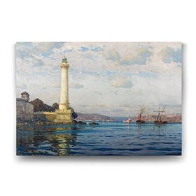 Tabloshop Ahırkapı Deniz Feneri 60x40 cm Tablo