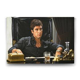 Tabloshop Al Pacino Scarface 100x70 cm Tablo