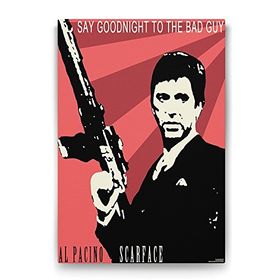 Tabloshop Al Pacino Scarface Pop Art 80x125 cm Tablo