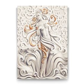 Tabloshop Altın Kemerli Kadın 60x90 cm Tablo