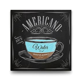Tabloshop Americano Kahve Tarifi 100x100 cm Tablo