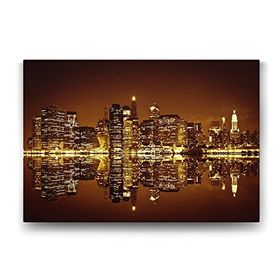 Tabloshop Amerika Metropol 100x70 cm Tablo