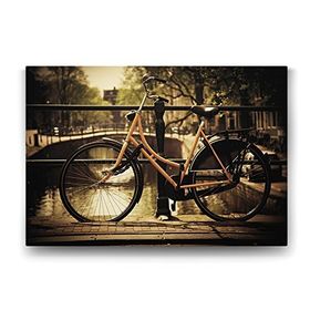 Tabloshop Amsterdam Eski Bisiklet 60x40 cm Tablo