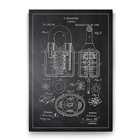 Tabloshop Asma Kilit Patent 70x100 cm Tablo