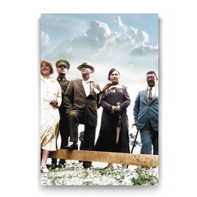 Tabloshop Atatürk ün Şapkalı 100x140 cm Tablo