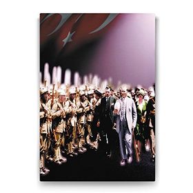 Tabloshop Atatürk ve Askerler 40x60 cm Tablo
