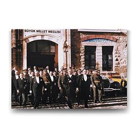 Tabloshop Atatürk ve TBMM 125x80 cm Tablo