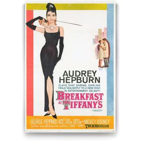 Tabloshop Audrey Hepburn Breakfast 40x60 cm Tablo