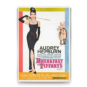 Tabloshop Audrey Hepburn Breakfast 40x60 cm Tablo