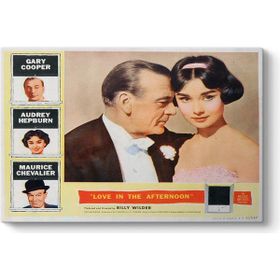 Tabloshop Audrey Hepburn - Love in the afternoon Kanvas Tablo