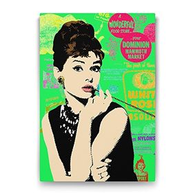 Tabloshop Audrey Hepburn Popart 60x90 cm Tablo