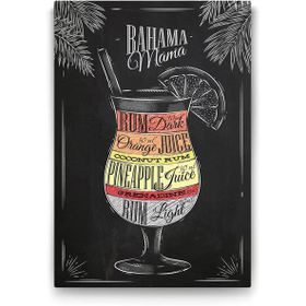 Tabloshop Bahama Mama Kokteyl Tarifi 60x90 cm Tablo