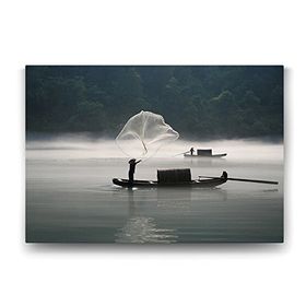 Tabloshop Balık Ağları 100x70 cm Tablo