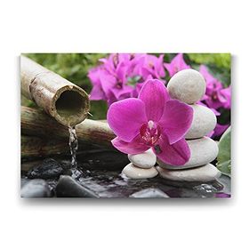 Tabloshop Bambu ve Orkide 125x80 cm Tablo