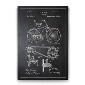 Tabloshop Bisiklet Patenti 50x75 cm Tablo