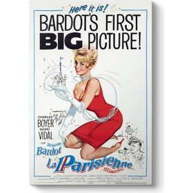 Tabloshop Brigitte Bardot La Parisienne 70x100 cm Tablo