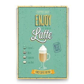 Tabloshop Caffe Latte Machiato 60x90 cm Tablo