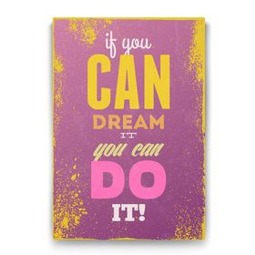 Tabloshop Can Dream 40x60 cm Tablo