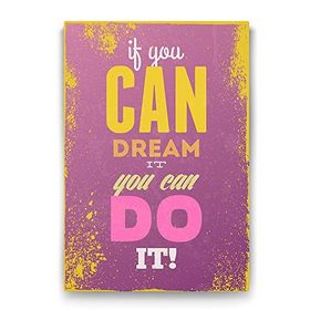 Tabloshop Can Dream 50x75 cm Tablo