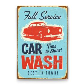 Tabloshop Car Wash 40x60 cm Tablo