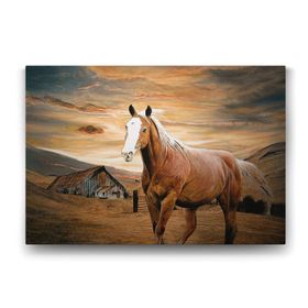 Tabloshop Çiftlik Atı 100x70 cm Tablosu