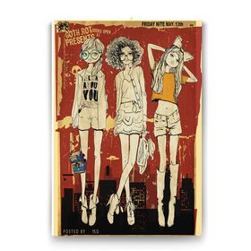 Tabloshop Çirkin Kızlar 60x90 cm Tablo
